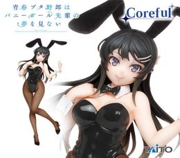 20cm Japanese Anime Adolescent idiots don039t dream of Bunny Girl Senpai Sakurajima Mai PVC Action Figure Model Doll Toys Q07224627533