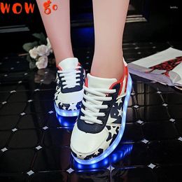 Basketball Shoes Size 30-46 Glowing Sneakers For Kids And Adults USB Charging Light Up Boys Girls Men Women Led Causal