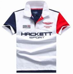 Hackett Men Casual Polo Shirt London Designers Polos Summer Cotton Mens TShirts England HKT Sport Racing Tees MXXL8521903