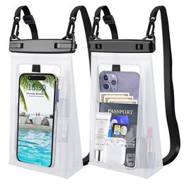 Z874mon New Float Waterproof Phone Bag Universal Crossboday Swim Storage Pouch Case