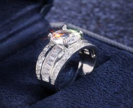 Punk Women Ring Unique Wall Of Ring Thick Wedding Ring Band With Dazzling Brilliant Cubic Zircon Stone Rings6975731