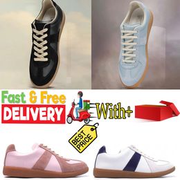 Loafer Leather woman vintage mens Designer trainer luxury margielas White Casual shoes tennis casual Outdoor masions shoes GAI