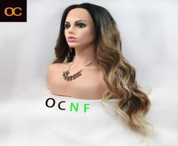 2021 OC Hair Top Qualty OC218 Personalized customization Chemical fiber wig Europe and America Front lace hood female Long straigh9271091