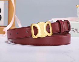 Men Designer Belt Four Colours Genuine Leather Letters Belts For Women Designer Classic Copper Belts Smooth Buckle With Golden Colour