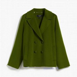 Luxury Coat Cashmere Coat Designer Coat Womens Wool Blend Coat Weekend MaxMaras Womens Sheep Wool Jacket