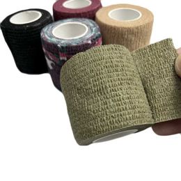 First Aid Supply Elastic Bandage Self-adhesive Tape For Finger Wrist Ankle Breathable Sport Fixer Tape Medical Camouflage Wrap Pet Animal Bandage d240419