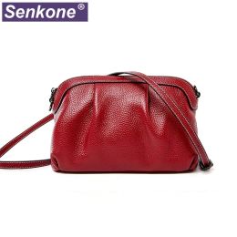 Bags Female Messenger Bags Ladies Women 100% Genuine Leather Small Shoulder Bag Sac A Main Fashion Crossbody Bags Mini Women Bag