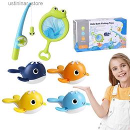 Sand Play Water Fun Whale Fishing Game Whale Water Shower Toy Swimming Whales Bathtub Toy Fun Time Bathtub Tub Toy Interactive Funny Bath Toys For L416