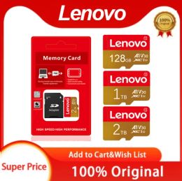 Cards Lenovo 2TB Micro TF SD Card 1TB 512GB 256GB Mobile storage Memory Card 128GB Ultrafast transfer Cartao De Memoria For Phone