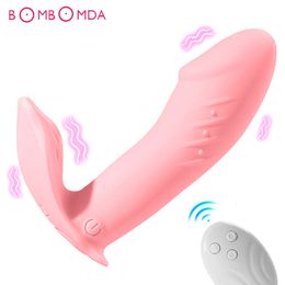 Briefs Wearable Dildo Panties Wireless Remote Control Vibrator Clitoris Stimulator Orgasm Masturbator Sex Toys for Women