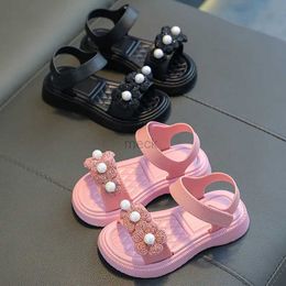 Sandals Childrens Shoes Summer Girls Sandals Kids From Princess Dance Shoes Casual School Outdoor Beach Sandal Kids Student shoes 240419