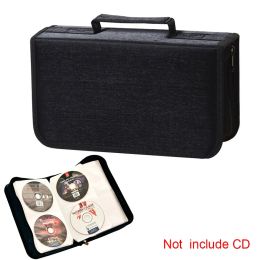 Wallets Portable Box Disc Car Holder Home 128 Cds Dvd Black Space Saving Dvd Storage Bag Travel Large Capacity Cd Wallet Zipper