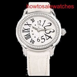 Womens AP Wrist Watch Millennium Series Automatic Machinery Ladies Precision Steel Diamond Watch Luxury Leisure Business Swiss Watch 77301ST.ZZ.D015CR.01
