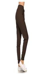New Casual Sweatpants Women Cargo Pants High Waist Jogger Skinny Slim Trousers Side Pockets Sweatpants Black Red4912189