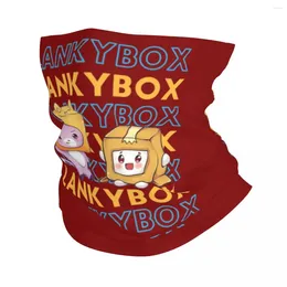 Bandanas Lankyboxs Animated Anime Tv Bandana Neck Gaiter For Ski Camping Women Men Wrap Scarf Balaclava Warmer