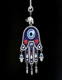 Evil Eye Wall Hanging Turkey Evil Eye Beads With Hamsa Hand Car Keychain Blue Evil Eye Tassel Charm Wall Hanging Jewellery Key Ring 2586123