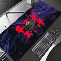 Mouse Pads Wrist Rests Desk Mat For Computer Laptop Notebook Cute Large Mouse Pad XXL Anime Carpet Mousepad Pink Gaming Accessories Deskpad Rubber Mat Y240419