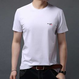 Men's Ice Silk Quick Drying Clothes, Sports and Leisure Short Sleeved T-shirts, Popular Round Neck Vest, Breathable Fitness Men's Fashion Summer