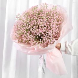 Decorative Flowers 108 Heads 63cm Babies Breath Artificial Plastic Gypsophila DIY Bride Floral Bouquets For Wedding Table Home Decoration