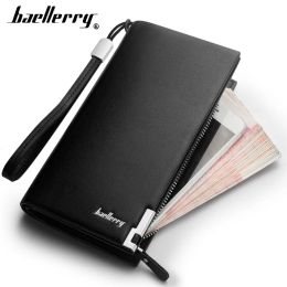 Wallets 2019 Baellerry Men Wallets Business Long Zipper Large Capacity Quality Male Purse With Card Holder Multifunction Wallet For Men