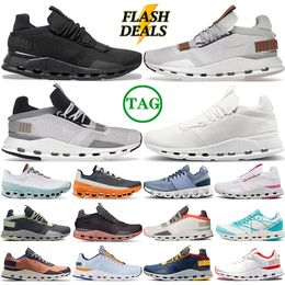 men women designer cloud running shoes cloud cloudmonster cloudnovas triple black white brown pink sky blue olive orange grey mens outdoor sports sneakers