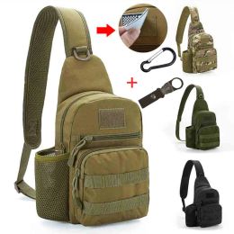 Bags Outdoor Waterproof Shoulder Bag Camping Military Tactical Hiking Backpack Sports Chest Bag For Travel Hiking Hunting Cycling