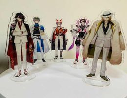 Keychains 15CM Anime Nijisanji Rainbow Society Vtuber Youtuber Acrylic Figure Stand Model Plate Fuwa Minato Saegusa Akina Hayato F6444254