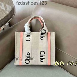 2024 Tote Fashion Canvas Bag Designer Women's Hands Handbag Woody outlet Bags Totes Cloee Printed Letter Shopping Large Capacity Versatile Tote F 29ZH