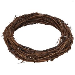 Decorative Flowers 8 Pieces 2 Sizes Natural Grapevine Wreaths Vine Branch Wreath Garland For DIY Christmas Craft Rattan Front Door Wall