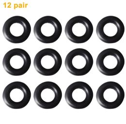 12 Pairs Round Reusable Anti Slip Eyeglasses Elastic Sport Eyewear Silicone Grips Glasses Ear Hooks Temple Tip Universal Mini3370186