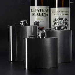 Hip Flasks Travel 5/6/7/8/9/10oz Alcohol Stainless Steel Whiskey Pocket Drinkware Wine Bottle Flask