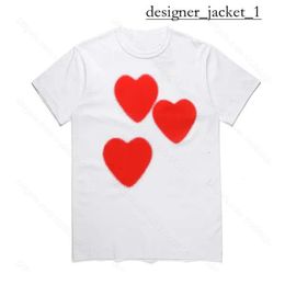 Commes Des Garcon Luxuxry Street Fashion Designer Mens T Shirt High Quality Casual Play T Shirt Loose and Comfortable Womens Red Heart Commes Des Garcon T Shirt 4595