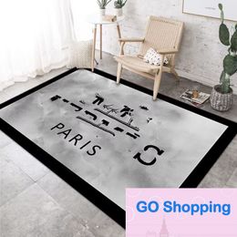 Quatily Crystal Velvet Simple Living Room Large Carpet Light Luxury Bedroom Bedside Full Shop Advanced Wear-Resistant Stain-Resistant Non-Slip Floor Mat