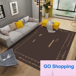 Light Luxury Big Brand Living Room Sofa Coffee Table Carpet Bedroom Study Crystal Velvet Full Non-Slip Carpets Wholesale