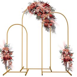 Metal Arch Stand Wedding frame Arch Balloon Iron Frame Gold Background Stand DIY Birthday Baby Shower Holiday Party Decoration 240419