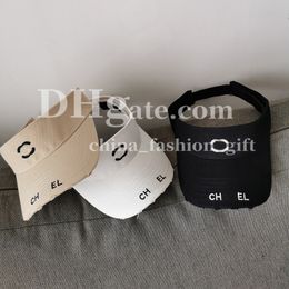 Sports Visors Hat Summer Empty Top Cap For Men Women Designer Letter Cap Golf Tennis Sports Sunshade Hat