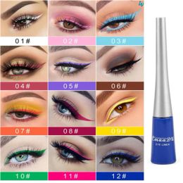 Eyeliner ON SALEColorful Waterproof Make Up Eyeliner Pencil Fast Dry Matte White Red Blue Green Makeup Liquid Eye Liner Pen Maquillaje