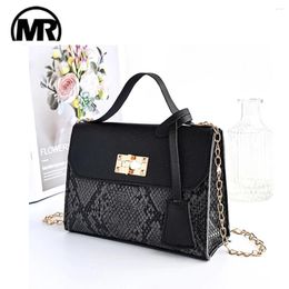 Bag European And American Retro Women's Bags Snake Print Handbags Shoulder Crossbody Mobile Phone Korean Style Fashion