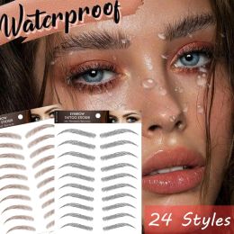 Enhancers Waterbased Simulation Eyebrow Tattoo Sticker Waterproof Long Lasting Hairlike 3D False Eyebrows Stickers Makeup Tools Cosmetic