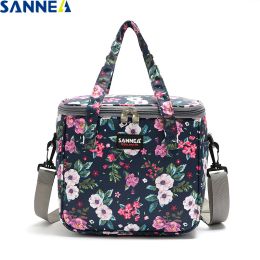 Bags SANNE Colourful New Fashion 7L Cooler Bag Thermal Diagonal Portable Waterproof Insulated Thermal Ice Picnic Bag for Food