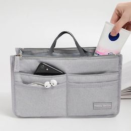 Storage Bags Portable Women Liner Cosmetic Bag Waterproof Bathroom Travel Qrganizer Pack Toiletry Mascarillas Perfumes Accessories