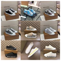 2024 top Luxury Brand Casual Shoes Flat Outdoor Stripes Vintage Sneakers Thick Sole Season Tones Brand Classic Men's Shoes