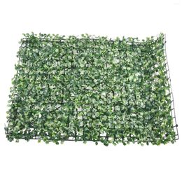 Decorative Flowers 1pc Simulated Lawn Green Artificial Grass Mat Fake Turf Garden Decor Courtyard Football Field Stage Props 40cmx60cm