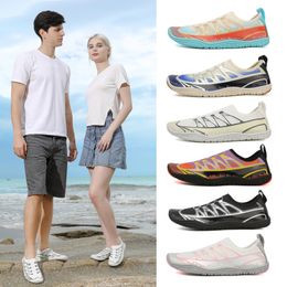Deslize sapatos descalços de praia masculino sapatos de água de água, sapatos esportivos respiráveis, sapatos de mar de rio seco rápido tênis tênis 35-46