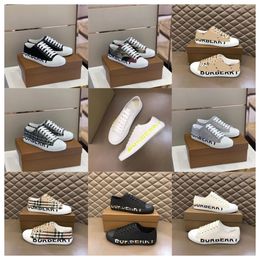 2024 New Luxury designer Brand Casual Shoes Flat Outdoor Stripes Vintage Sneakers Thick Sole Season Tones Brand Classic Men's Shoe