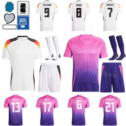 2024-25 Euro Cup 4 TAH Soccer Jersey 2 RUDIGER 22 TER STEGEN 13 MULLER 21 GUNDOGAN 18 MITTELSTADT 7 HAVERTZ 17 WIRTZ 9 FULLKRUG Football Shirt Kits National Team DeGuo