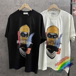 Men's T-Shirts Paris IH NOM UH NIT Colorful Masked Man Print T Shirt Men Women Best Quality Casual Top Ts T-Shirt T240419