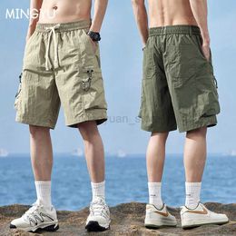 Men's Shorts Brand Clothing New Summer Shorts Pants Men Cargo Work Thin Baggy Streetwear Joggers Knee Beach Short Pant Male Large Size M-4XL 240419 240419