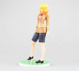 Japanese Anime Prison School Student Union Secretary Midorikawa Hana 17 Scale toy PVC Action Figure Collection Model Toy Y07057413500