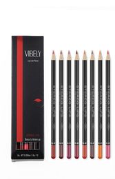 Lip Pencils 12 Colors Stylish Waterproof Lips Liner Long Lasting Matte Lipliner Pencil Makeup Comestics Tools9078691